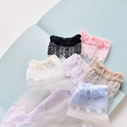 Kinky Cloth 200000866 Ruffle Lace Sheer Socks