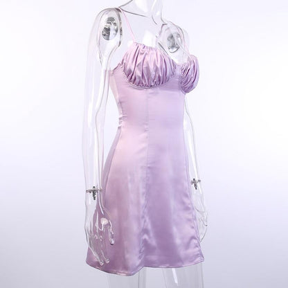 Kinky Cloth 200000347 Ruffle Spaghetti Strap Mini Dress