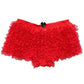 Kinky Cloth Panties Red / One Size Ruffled Bloomer Panties