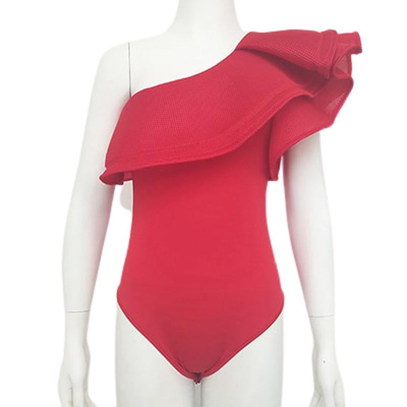 Kinky Cloth 200000598 Ruffled Up One Shoulder Bodysuit