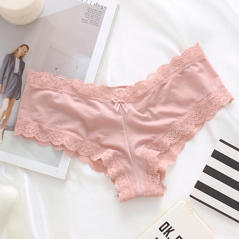 Kinky Cloth Panties pink / L Satin Bandage Lace Panties