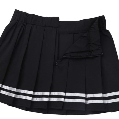 Kinky Cloth Black / M School Girl 2 Piece Set