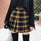 Kinky Cloth Skirt School Girl Plaid Skirt