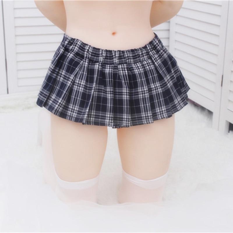 Kinky Cloth 349 Black / One Size School Girl Plaid Super Mini Pleated Skirt