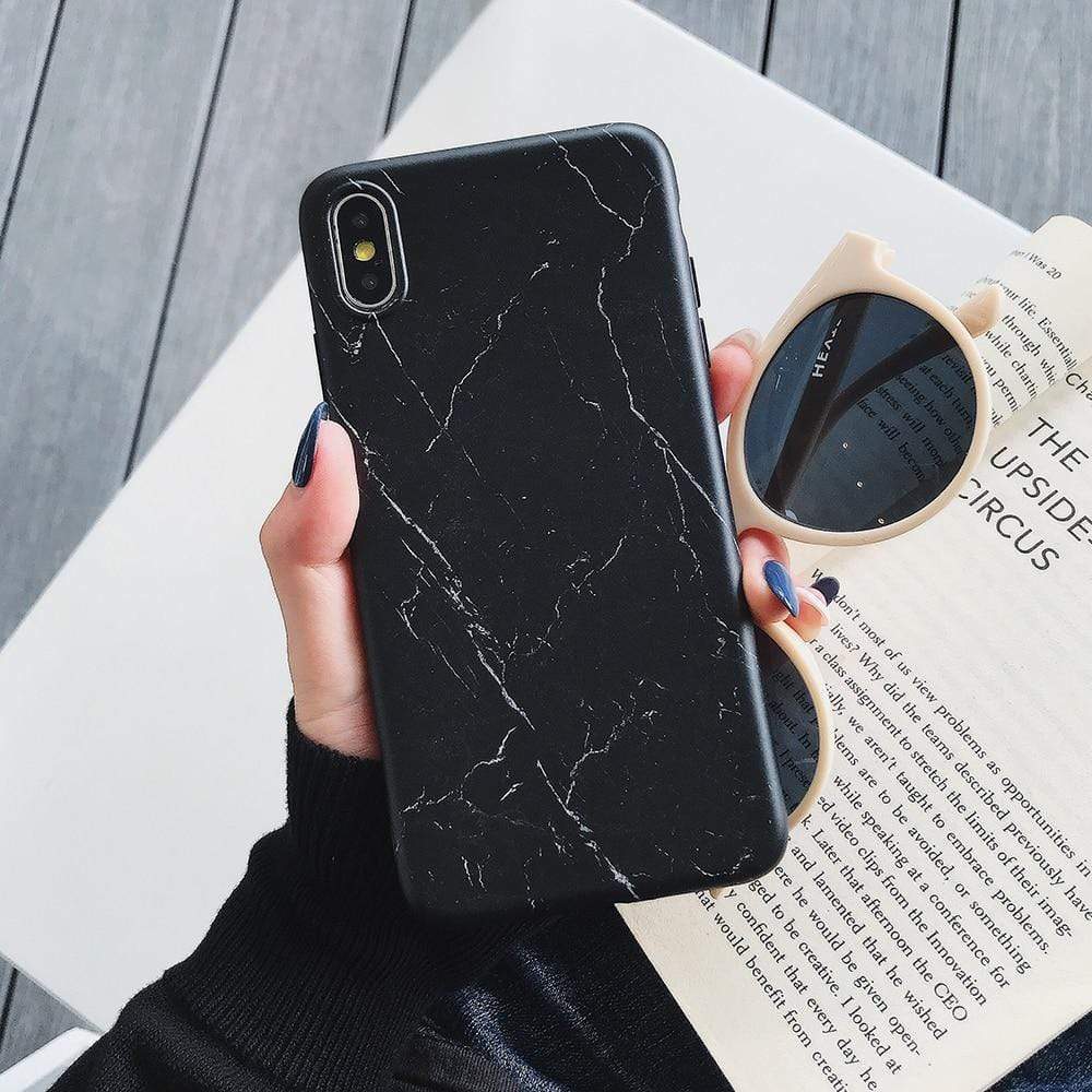 Kinky Cloth 380230 Black / For 7 Plus or 8 Plus Sea Marble iPhone Case