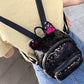 Kinky Cloth Bags & Wallets Sequin Kitten Ears Backpack