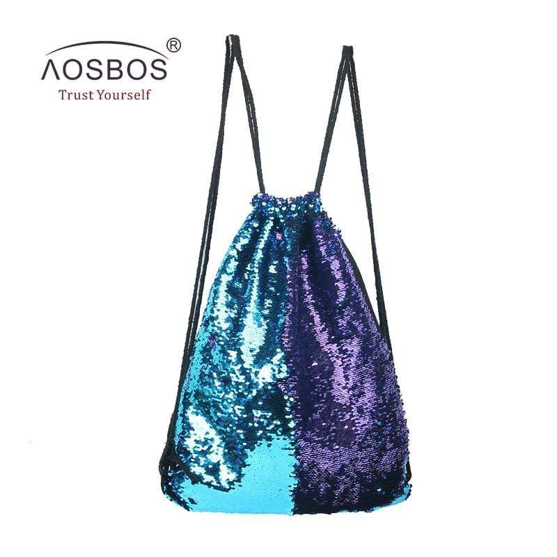 Spocket Bags & Wallets Blue purple Sequins Hologram Bag