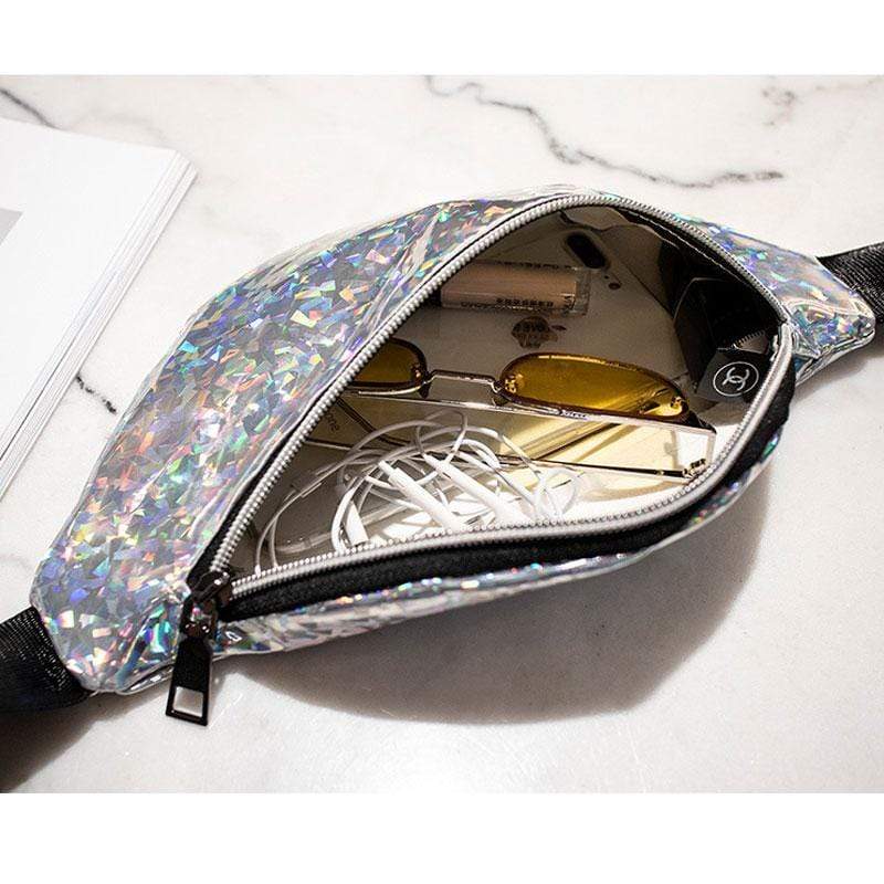 Kinky Cloth Gold Sequins Holographic Fanny Pack