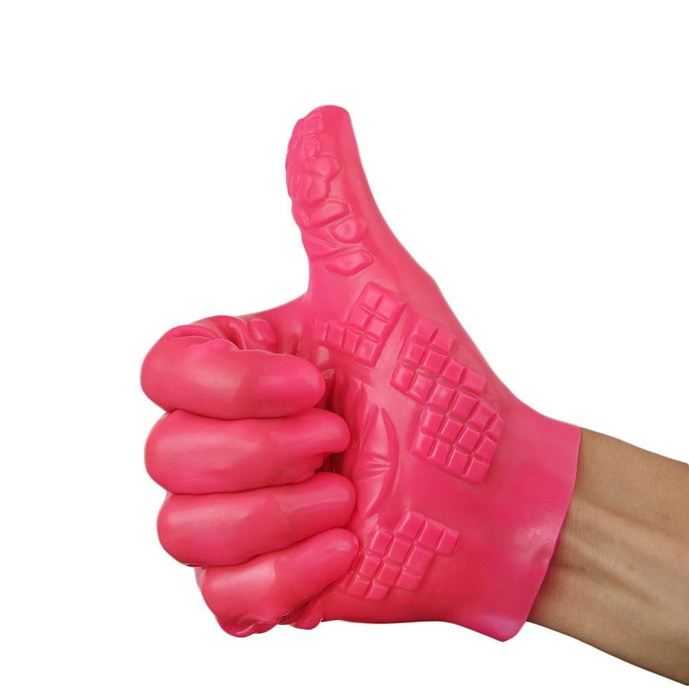 Kinky Cloth none type B pink  gloves Sex Massage Gloves
