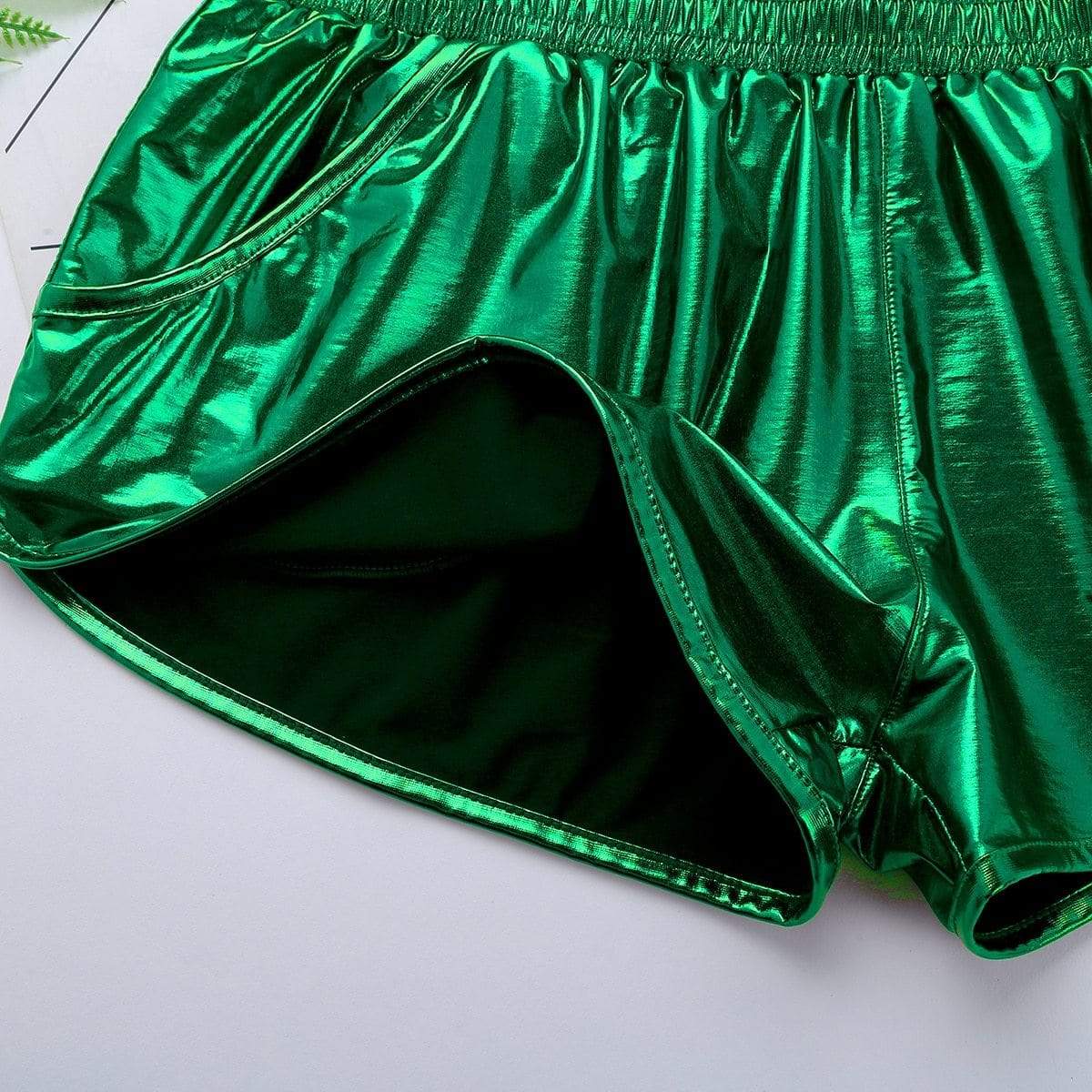Kinky Cloth Shiny Metallic Boxer Shorts