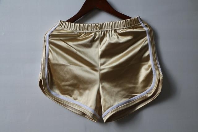 Kinky Cloth Shorts Gold / L Shiny Satin Athletic Shorts