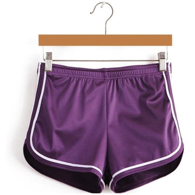 Kinky Cloth Shorts Purple / L Shiny Satin Athletic Shorts