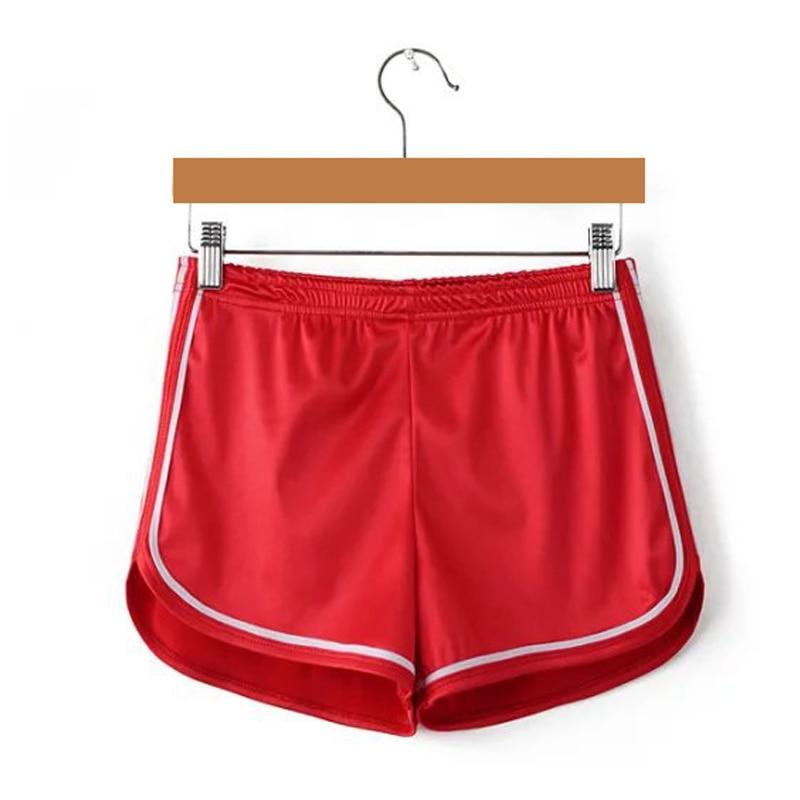 Kinky Cloth Shorts Red / L Shiny Satin Athletic Shorts