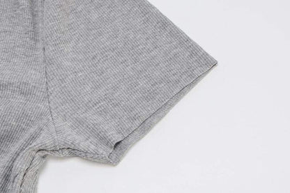 Short Sleeve Knit Bodysuit