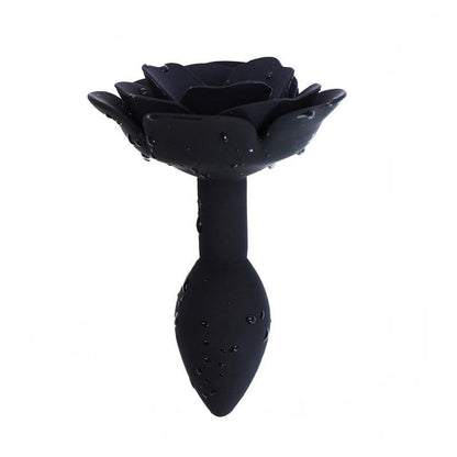Kinky Cloth 200345142 Black Silicone Flower Butt Plug