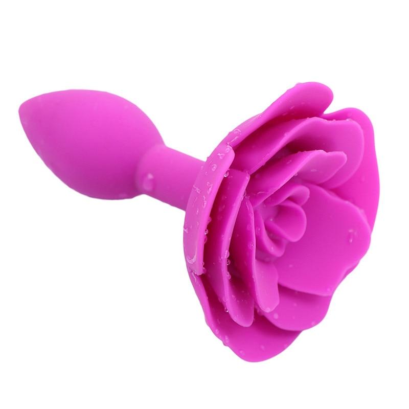 Kinky Cloth 200345142 Rose Silicone Flower Butt Plug