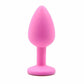 Kinky Cloth 201202902 Pink Silicone Plug with Crystal
