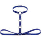 Kinky Cloth Blue Simply Controlled Harness