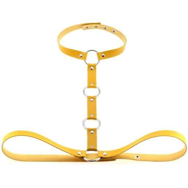Kinky Cloth Yellow Simply Controlled Harness