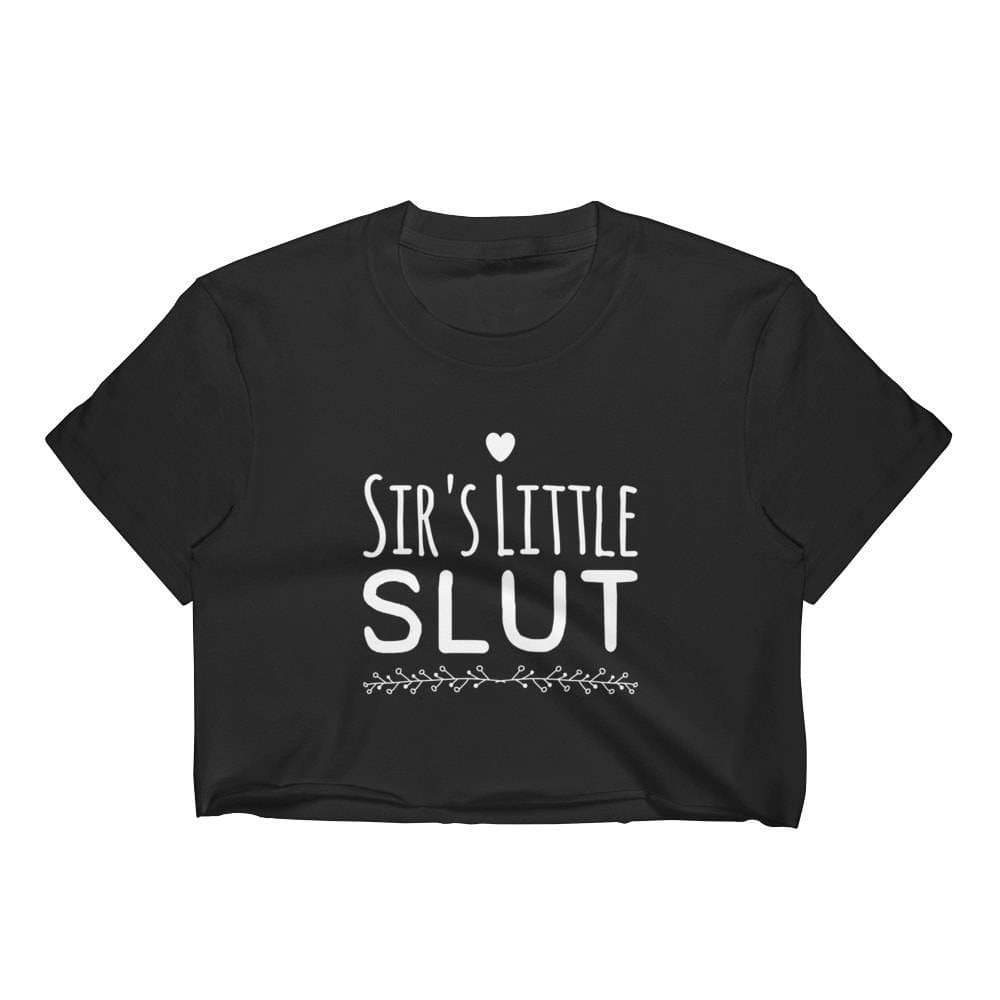 Kinky Cloth Crop Top Sir’s Little Slut Top