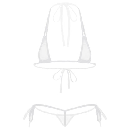 Kinky Cloth 200002225 White / One Size Sissy Micro Bikini Set