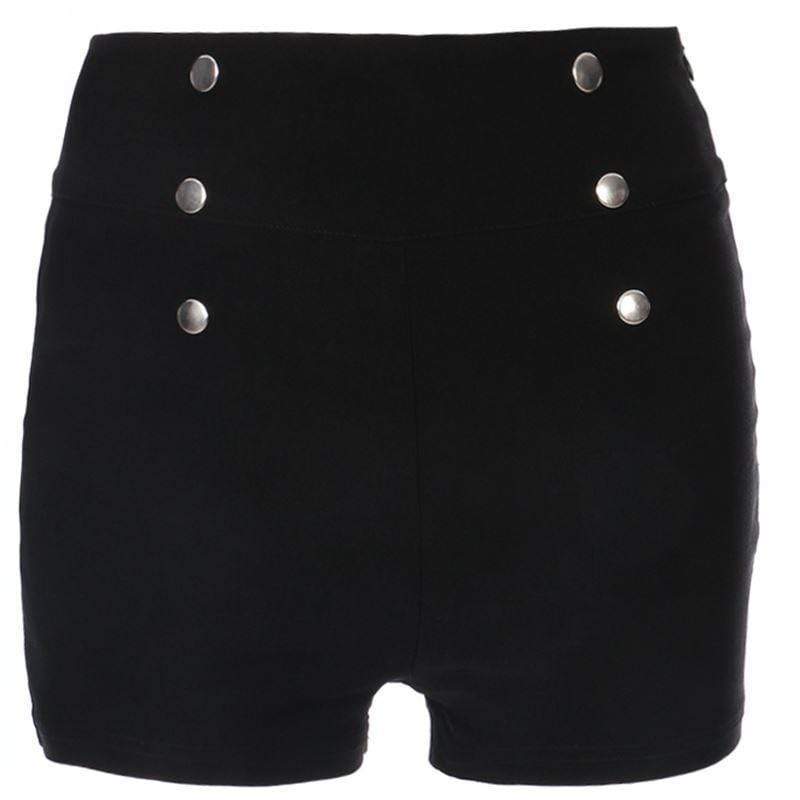 Kinky Cloth Shorts Black / L Six Button Shorts