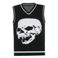 Kinky Cloth 200000373 Black-Sleeveless / S Skull Loose Vest Sweater