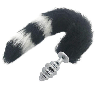 Skunk Striped Tail Plug