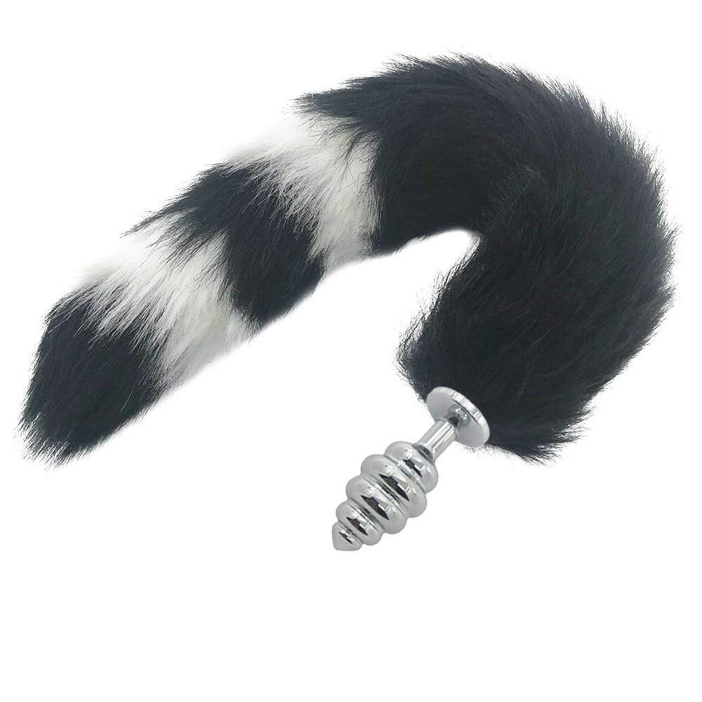 Skunk Striped Tail Plug