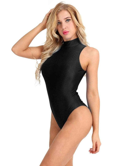 Kinky Cloth Bodysuit Sleeveless Stretch Bodysuit