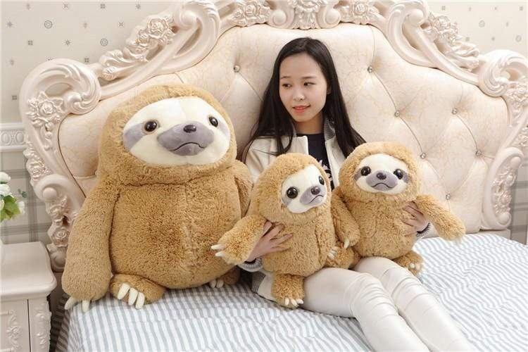 Kinky Cloth stuffed animal 50cm white Sloth Stuffie