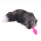 Kinky Cloth 200345142 Medium Pink Snow Tip Fox Tail Plug