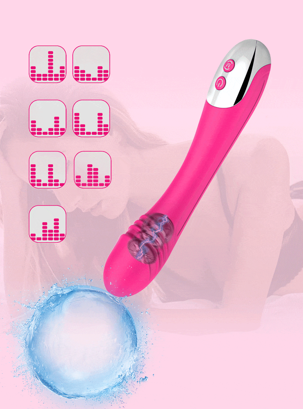 Kinky Cloth Soft Silicone Vibrator