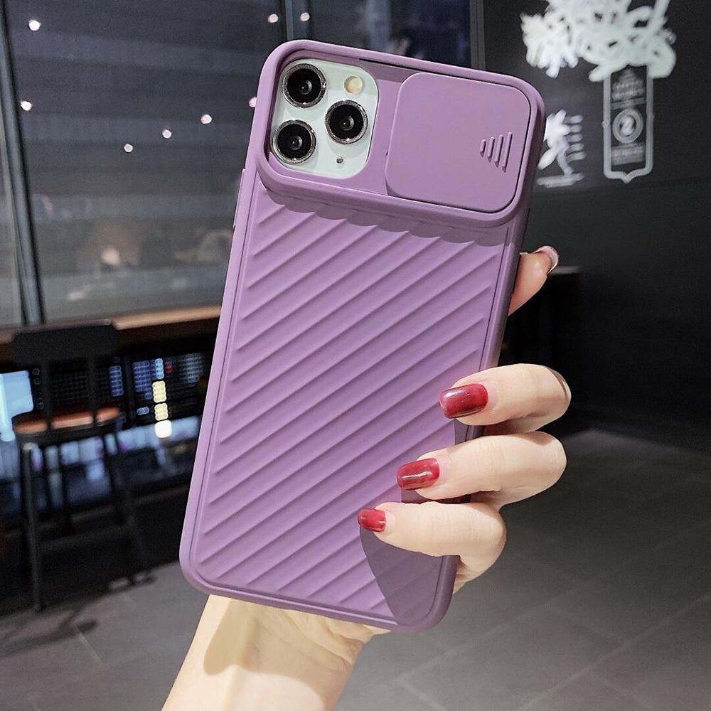 Kinky Cloth 380230 Dark Purple / For 7 Plus or 8 Plus Solid Color iPhone (Camera Protection) Case