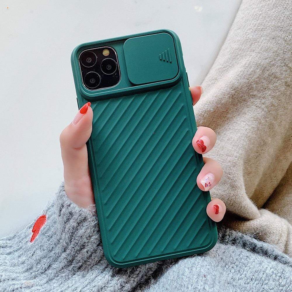 Kinky Cloth 380230 Green / For 7 Plus or 8 Plus Solid Color iPhone (Camera Protection) Case