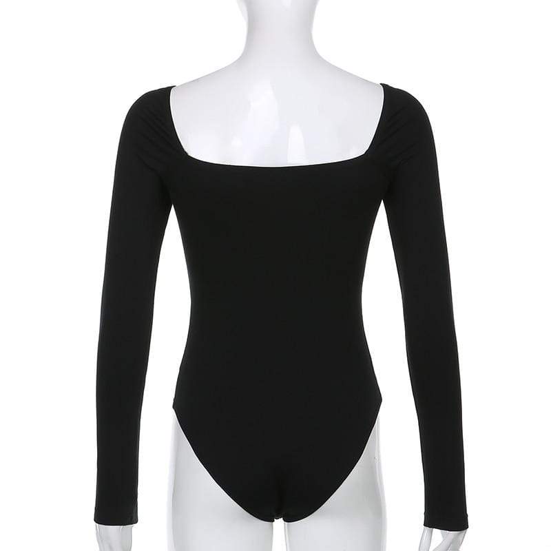 Kinky Cloth 201531501 Solid Square Neck Bodysuit