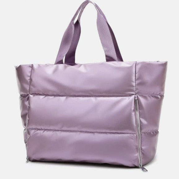 Kinky Cloth Purple / Extra Large Space Pad Cotton Tote Bag