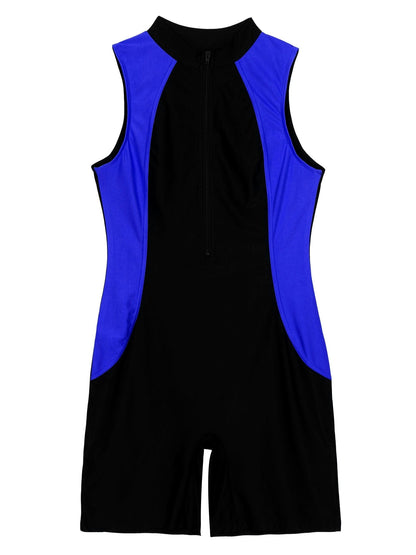 Kinky Cloth Splicing Color One-Piece Bodysuit