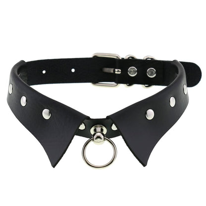Kinky Cloth 200000162 Black Steampunk Collar Shape Choker Necklace