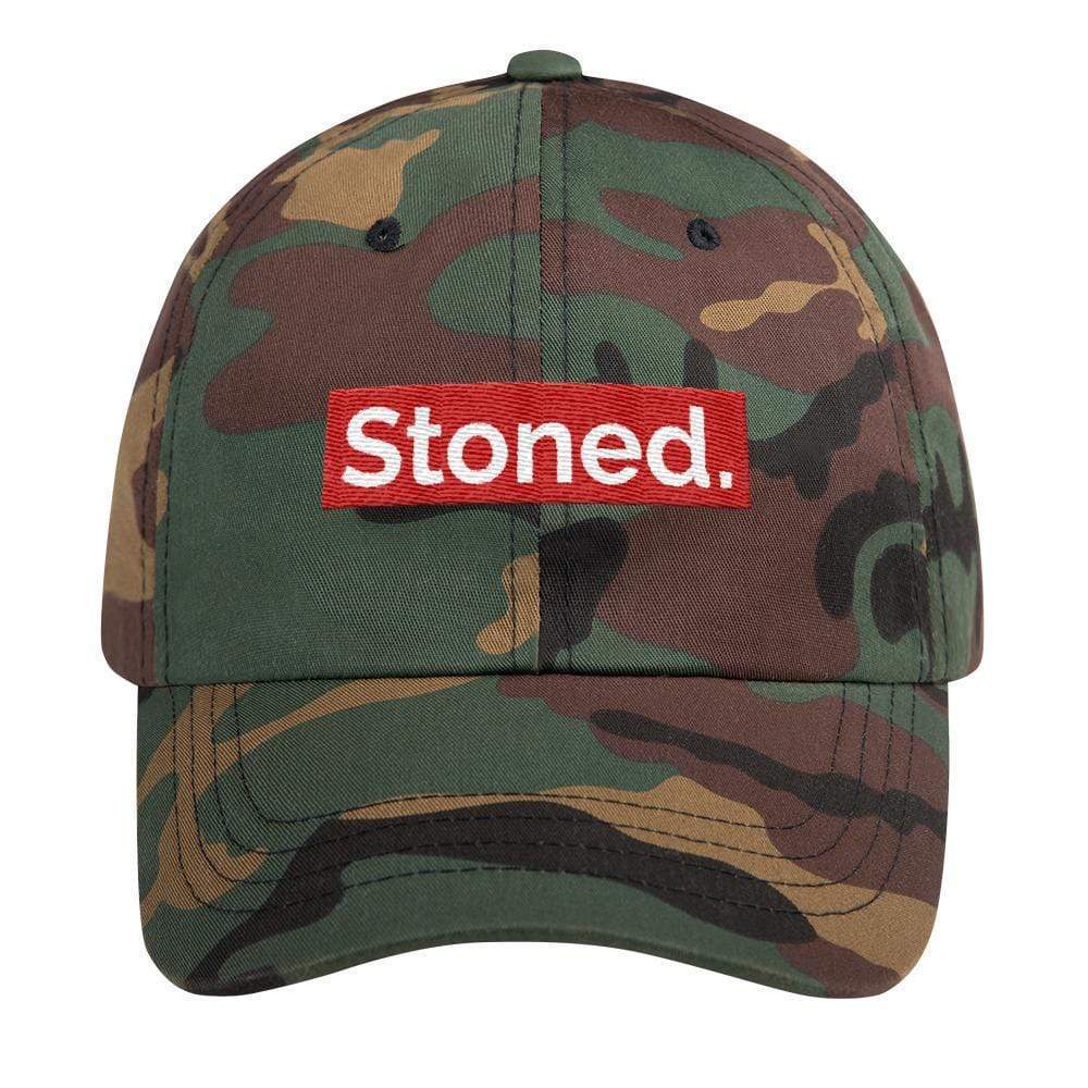 Kinky Cloth Hats Green Camo Stoned Hat