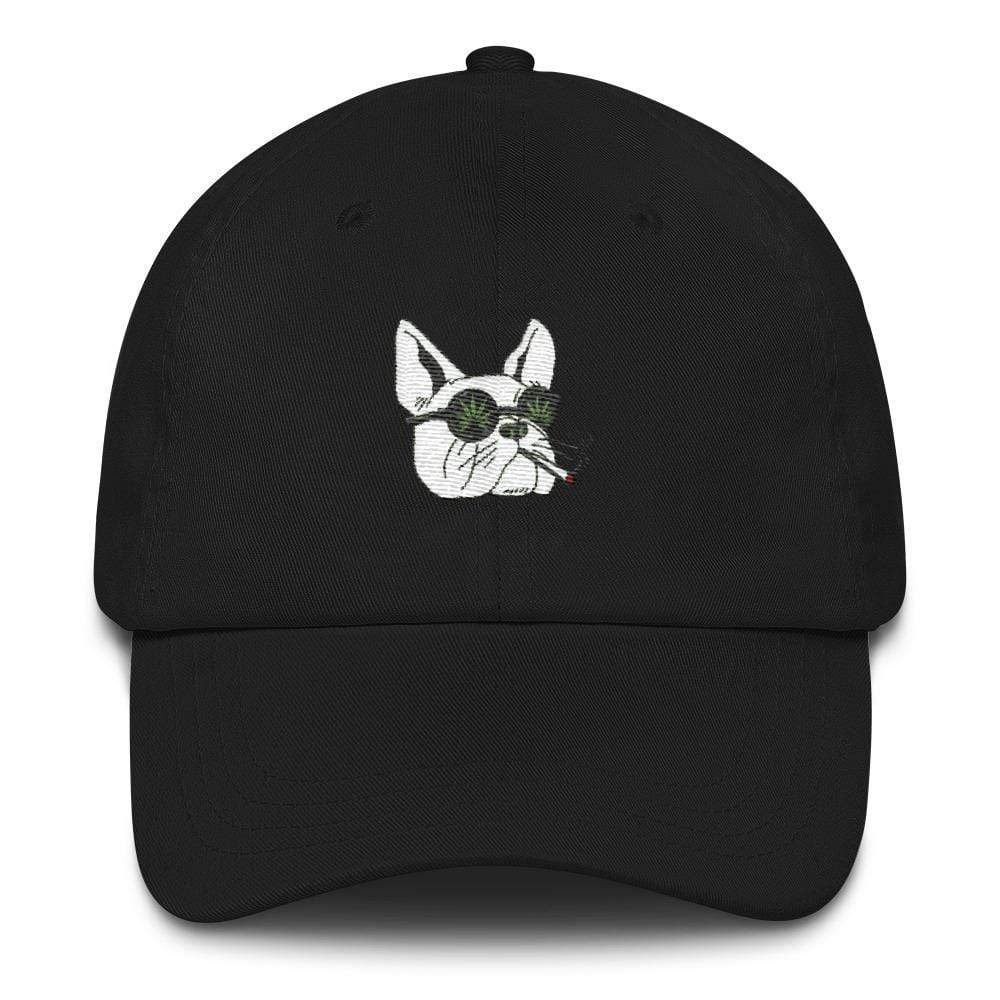 Kinky Cloth Hats Black Stoner Pug Dad hat