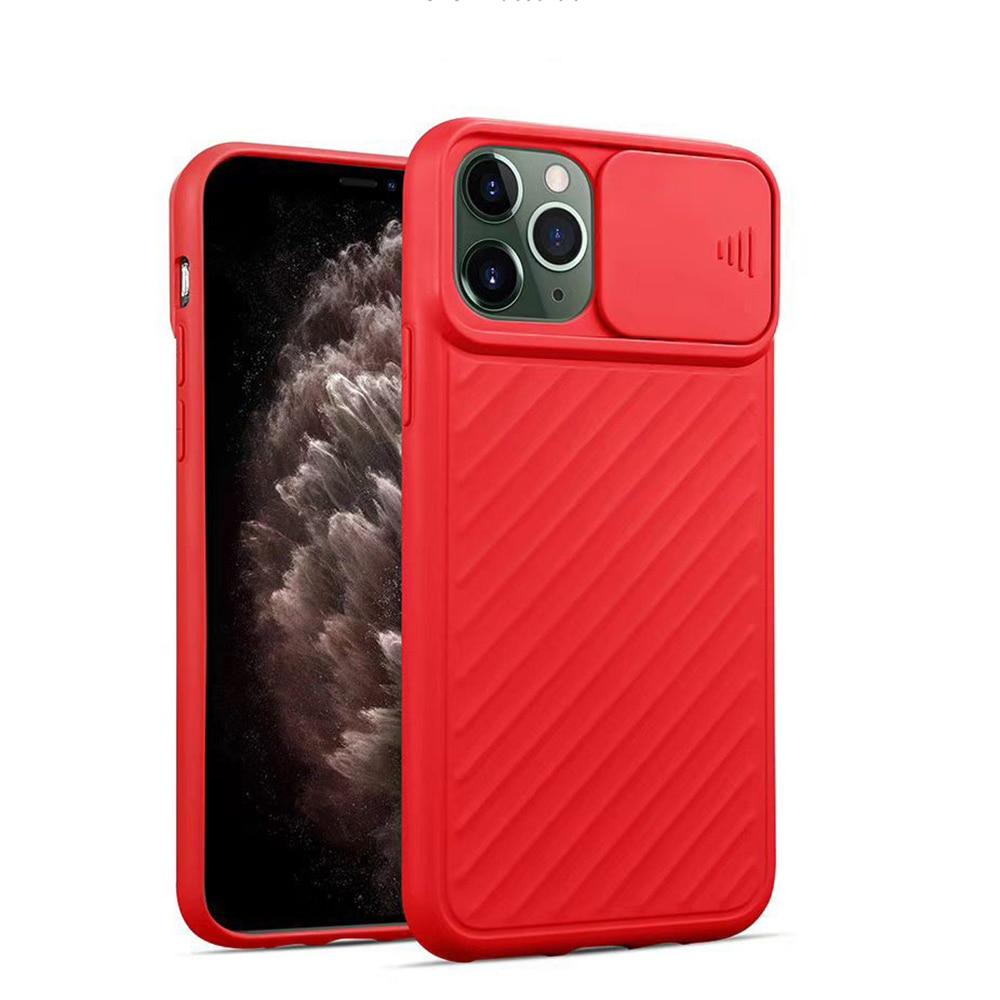 Kinky Cloth 380230 Red / For 7 Plus or 8 Plus Streak Texture Camera Protection iPhone Case