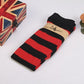 Kinky Cloth Socks Striped Colors Thigh High Socks