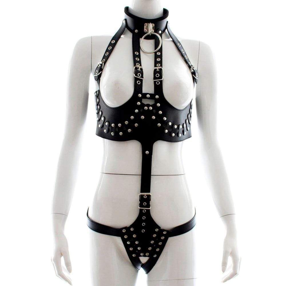 Studded Chastity Body Harness