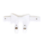 Kinky Cloth Accessories Leg Ring Sock Clip-193 Studded Heart White Garters
