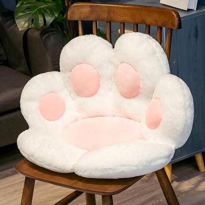 Kinky Cloth 200386144 60cm White Stuffed Paw Pillow Seat Cushion