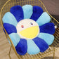 Kinky Cloth 200001421 Blue / 8-10cm Stuffed Rainbow Flower Chair Cushion