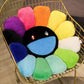 Kinky Cloth 200001421 Rainbow-Black / 8-10cm Stuffed Rainbow Flower Chair Cushion