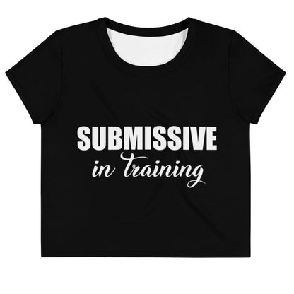 Submissive in Training Crop Top Tee