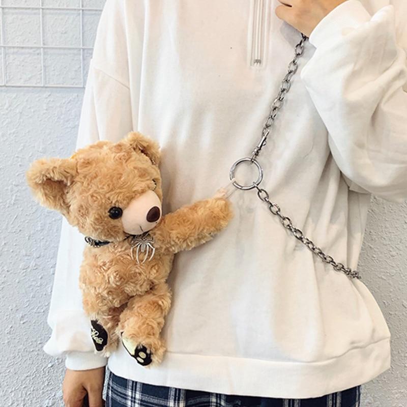 Kinky Cloth 100002856 Teddy Bear Toy Plush Chain Bag